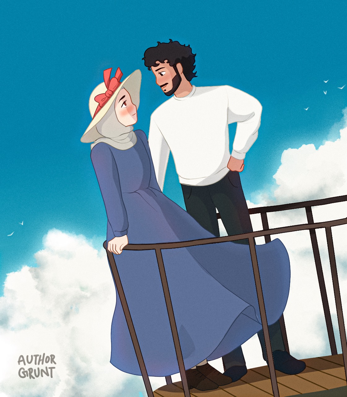Amir & Fathima Ghibli version